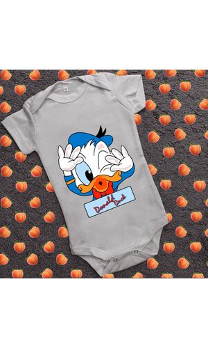 Дитячий боді з принтом - Donald Duck