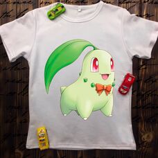 Детская футболка  с принтом -Покемон