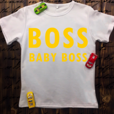 Детская футболка  с принтом -BOSS BABY BOSS