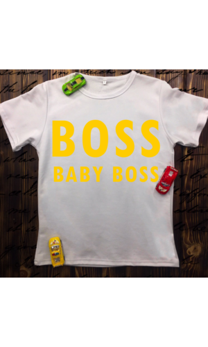 Дитяча футболка з принтом - BOSS BABY BOSS