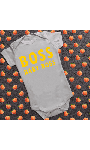 Дитячий боді з принтом - BOSS BABY BOSS