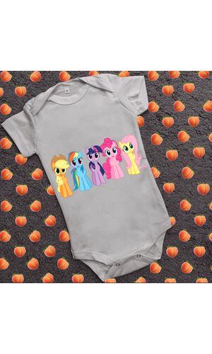 Дитячий боді з принтом - My little pony