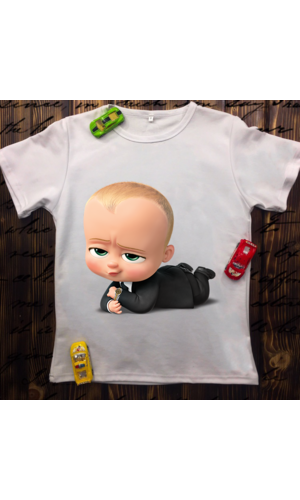 Дитяча футболка з принтом - Baby boss boy