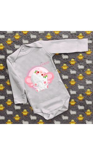 Дитячий боді з принтом - I`m good