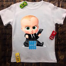 Детская футболка  с принтом - Baby Boss