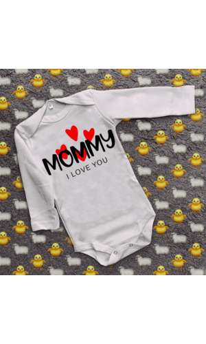 Дитячий боді з принтом - Mommy