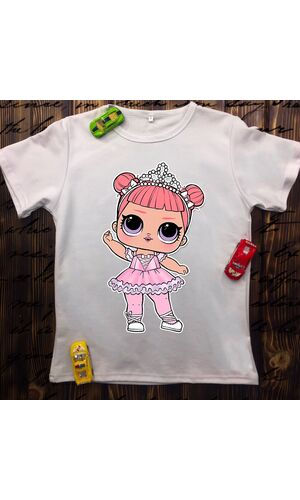 Дитяча футболка з принтом - Кукла Лол