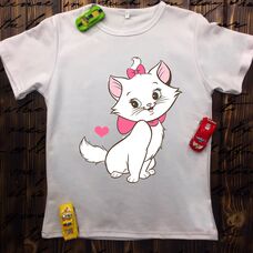 Детская футболка  с принтом - Кошка Мария