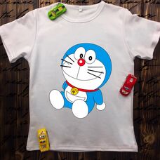 Детская футболка  с принтом - Дораэмон