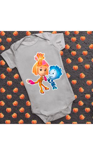 Дитячий боді з принтом - Фіксіки