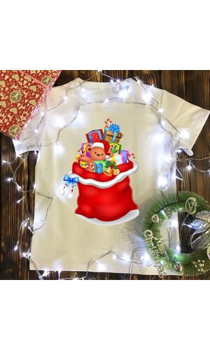 Дитяча футболка з принтом - Новорічні подарунки