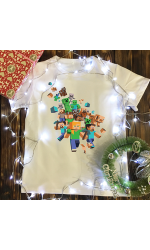 Дитяча футболка з принтом - Minecraft